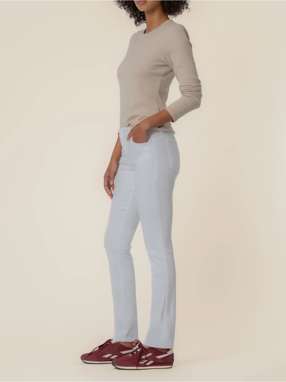 Kut From The Kloth Catherine Boyfriend Jeans in Optic White - Picture 14 of 14